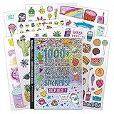 Fashion Angels 1000+ Ridiculously Cute Stickers for Kids - Fun Craft Stickers for Scrapbooks, Planners, Gifts and Rewards, 40-Page Sticker Book for Kids Ages 6+ and Up