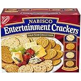 Nabisco Entertainment Crackers Variety Pack, Original Water, Vegetable, Pepper & Poppy, Wheat, 8 Individual Sleeves, 2 lb 8 oz