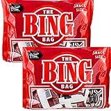 Palmers Twin Bing Candy Bar Snack Size Bag - (2-Pack) - Chocolate Covered Cherry Nougat Candy Bars