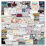 104 Pcs Funny Medical Stickers - Assistant Gifts & Accessories for Women & Men, Supplies & Items