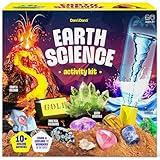 Earth Science Kit for Kids - Kits for Kids Age 8-12, 8 9 10 Year Old Boy Birthday Gift - Gifts Boys & Girls - Volcano Experiments - STEM Toys Ages 8-10