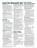 Excel for Microsoft 365 (Office 365) Tables, PivotTables, Sorting, Filtering Quick Reference Guide - Windows Version (Cheat Sheet of Instructions, Tips & Shortcuts - Laminated Card)