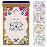 Vintage Rooibos Tea Tin 40 Variety Tea Bags Gift Set - 10 Tea Bags Each of our 4 Tea Varieties in a Nice, Ready-to-Gift Tin Can - Green & Red Rooibos Tea, Honeybush Tea & Chai Sampler Set