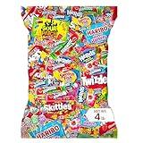 Bulk Candy Variety Pack - 4 lb Candy - Candy Bulk Individually Wrapped Candy- Christmas Candies - Holiday Candies - Piñata Filler Stuffers - Pinata Candy Stuffers - Candy Party Favors