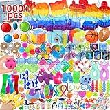 1000Pcs Party Favors for Kids, Fidget Toys Bulk, Birthday Gift Toys, Fidgets Stocking Stuffers, Treasure Box Birthday Party, Goodie Bag Stuffers, Carnival Prizes, Pinata Stuffers, Classroom Prizes