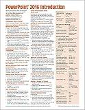 Microsoft PowerPoint 2016 Introduction Quick Reference Guide - Windows Version (Cheat Sheet of Instructions, Tips & Shortcuts - Laminated Card)