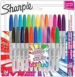 Sharpie Color Burst Permanent Markers, Fine Point, Assorted, 24 Pack (1949557)
