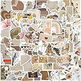 120Pcs Vintage Stickers, Waterproof Scrapbook Aesthetic Sticker, Daily Planner, Water Bottles, Handbook Junk Diary Stickers Teens Adults, Scrapbooking Supplies for DIY Paper Crafts