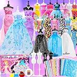 MGparty 800+ Pcs Fashion Designer Kit for Girls with 4 Mannequins Sewing Kit DIY Arts and Crafts for Kid Ages 8-12 Years Old Girls Birthday Gifts Christmas Gifts for Teen Girls Age 6 7 8 9 10 11 12+