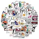 50PCS Taekwondo Stickers,Martial Arts Waterproof Vinyl Decals for Water Bottles Laptop Computer Luggage Cup Mobile Phone Skateboard Guitar Helmet Snowboard Teens and Adults (Taekwondo)