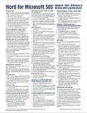 Word for Microsoft 365 (Office 365) Advanced Quick Reference Guide - Windows Version (Cheat Sheet of Instructions, Tips & Shortcuts - Laminated Card)