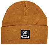 Timberland Short Watch Cap with Woven Label, Wheat, 1 Size