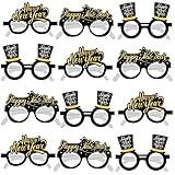 KatchOn, Happy New Year Glasses 2025 - Pack of 12 | New Years Eve Glasses, New Years Eve Party Supplies 2025 | Happy New Years Party Glasses for Happy New Years Decorations 2025 | NYE Party Supplies