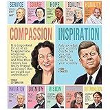 S&O History Posters to Inspire - 12 Historical Figures study room Prints - Social Studies Classroom Decorations - History Teaching Hub Decor - High School Learning Space Design - 12PC