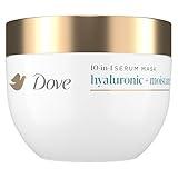 Dove Hair Hyaluronic Moisture for Dry Hair 10-in-1 Hydrating Hair Mask with Bio-Protein Care Technology and Hyaluronic Serum 9.2 Fl Oz