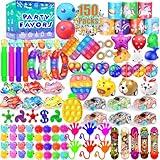 Party Favors for Kids 8-12 4-8, 150-Pack Fidget Toys Bulk, Treasure Box Toys for Classroom, Stocking Stuffers Goodie Bags, Classroom Prizes, Birthday Holiday for Boys Girls