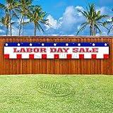 Labor Day Sale Extra Large 13 oz Banner Heavy-Duty Vinyl Single-Sided with Metal Grommets