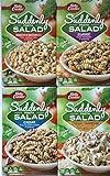 Ranch & Bacon, Caesar, Creamy Parmesan, Classic - Suddenly Salad Variety Pack of 4