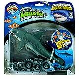 Aquatic Discovery Expedition Transforming Great White Shark to Robot Toy ~ 5" Action Figure ~ Great Gift for boys and girls!