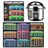 Instantpot Magnetic Cheat Sheet, Instantpot Cooking Times Chart, Pressure Cooker Instantpot Accessories, Instapot Cooking Guide Booklet, Instantpot Cheat Sheet Magnet Set 2 Pack Kitchen Gadgets