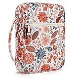 Gientten Bible Cover for Women with Flowers Printing, Bible Case,Bible Bag, Study Bible Case,Covers for Bible,Bible Boooks Covers for Women