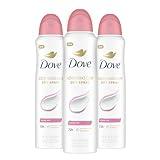 Dove Advanced Care Antiperspirant Deodorant Spray Powder Soft 3 Count to help skin barrier repair after shaving 72 hour antiperspirant deodorant for soft underarms with boosted ceramide levels 3.8 oz