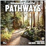 RED EMBER Untamed & Beautiful Pathways 2025 Wall Calendar 12 Month | 12" x 24" Open | Thick & Sturdy Paper | Giftable | Calendar 2025