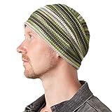 CHARM Men Summer Beanie Knit - Women Hipster Slouchy Hat Boho Street Crochet Cap Khaki
