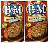 B & M Bread Brown Plain Pack of 2, Net WT 16 0z (1 LB) 453g