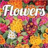 TF PUBLISHING 2025 Flowers Wall Calendar | Large Grids for Appointments and Scheduling | Vertical Monthly Wall Calendar 2025 | Home and Office Organization | Premium Gloss Paper | 12"x12”