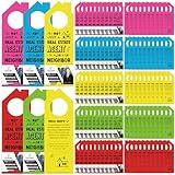 Fullhawl 100 Pcs Real Estate Door Hanger with Business Card Design 3.15 x 9.25 Inch I'm Not Just a Real Estate Agent Colorful Marketing Business Card Signs for Agent Supplies (Bright)