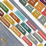 Only Zest Bible Tabs for Women, Men, Kids, Boys, 90 Large Print Bible Index Tabs for Study Bible, Laminated Easy-to-Read Label, Christian Gift for Church, Boho
