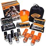 Playmakers Flag Football Set: Call Plays Like the Pros – Includes 2 Teams of 5 Flags, 2 QB Wristbands, 6 Double-sided Play Inserts (18 Plays), 10 Field Marker Cones, Rulebook, & Yard Marker Bean Bag