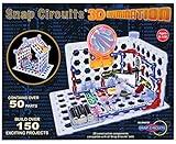 Snap Circuits 3D Illumination Electronics Exploration Kit | Over 150 STEM Projects | Full Color Project Manual | 50 Parts | STEM Educational Toys for Kids 8+