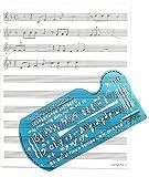 Song Writer's Composing Template Stencil for Music Notes & Symbols with Manuscript Staff Paper Tablet