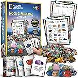 National Geographic Rock Bingo Game - Play Rock Bingo, Mineral Memory, Gemstone Trivia, & Card Games, Collection Includes Over 150 Rocks and Minerals, Educational STEM Toy for Kids (Amazon Exclusive)