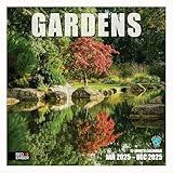 RED EMBER Gardens 2025 Wall Calendar 12 Month | 12" x 24" Open | Thick & Sturdy Paper | Giftable | Calendar 2025