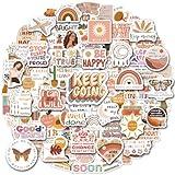 WAKEMOODEI 200 Vintage Inspirational Stickers, Boho Motivational Aesthetic Stickers for Water Bottles Laptops Journals Vinyl Positive Affirmation Boho Stickers for Adult Teen Kid
