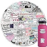 Law School Stickers Decals[100Pack], Vinyl Law School Stickers Lawyer Stickers Decals for Laptop Water Bottle Bumper Luggage Computer Skateboard Snowboard. Gift for Kids Girls Teens