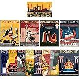 Outus 13 Pieces Forms of Government and Economic Ideologies Posters Social Studies Classroom Decorations History Sociology Bulletin Board Decor Set for Middle High School Educational Learning