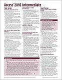 Microsoft Access 2016 Intermediate Quick Reference Guide - Windows Version (Cheat Sheet of Instructions, Tips & Shortcuts - Laminated Card)