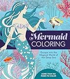 Mermaid Coloring: Escape into the Magical World of the Deep Sea - More Than 100 Pages to Color (Chartwell Coloring Books)
