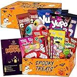 International Snack Candy Box 30 Pcs, Funny Weird Vampire Teeth Fangs Witch Fingers Eyebals and Unique Mystery Rare Foreign Candies Assortment For Families, Scary Weird Candies for Trick or Treat, Candy Box Variety Pack