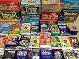 100 Vintage Football Cards in Old Sealed Wax Packs - Perfect for New Collectors