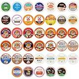 Perfect Samplers Coffee, Tea, Cider,Cappuccino For Keurig K Cups Brewers, Mix 40 Count