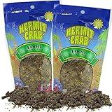 Hermit Crab Food, Natural Supplies and Habitat Necessities for Pet Crabs, 2 Pack, 4 Ounces (2 Pack Food)