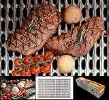 Shiny Innovations - Food Grade Aluminum Disposable Grill Grate Liners, Pack of 12 Grill Toppers/Liners (12 x 20 Inch)