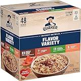 Quaker Instant Oatmeal, 4 Flavor Variety Pack, Individual Packets, 48 Count