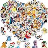 Cartoon Stickers 100PCS Asverbet Kids Stickers Pack Princess Stickers Cute Stickers for Kids Teens Adults Waterproof Vinyl Cartoon Stickers for Water Bottles Laptop Luggage