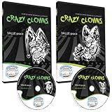 Crazy Clowns Clipart-Vinyl Cutter Plotter Clip Art Images-Sign Design Vector Art Graphics CD-ROM (Volumes 1+2)